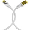 Efb Elektronik EFB Kabelis połączeniowy Cat6a S/FTP LSZH su kabelis surowy Cat7 0,15m Baltas 10 Gigabit Ethernet 600MHz 4x2xAWG26/7 ognioodporny o niskiej emisji dymu