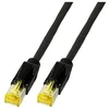 Efb Elektronik EFB RJ45 Patchkabel Cat.6A S/FTP PUR Cat.7 Rohkabel TM31 juodas 0,5m