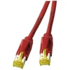 Efb Elektronik EFB RJ45 Patchkabel Cat.6A S/FTP LSZH Draka UC900 TM31 raudona 0,25m