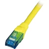 Efb Elektronik EFB RJ45 Patchkabel Cat.6A U/UTP LSZH Premium 500MHz gelb 0,15m