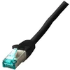 Efb Elektronik EFB RJ45 Patchkabel Cat.6A S/FTP LSZH 1x90 juodas 0,5m
