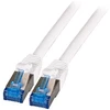 Efb Elektronik EFB RJ45 Patchkabel S/FTP Cat6A Superflex LSZH WEISS Laenge 15m 10Gbit 500MhZ 100 Prozent Kupfer mit Cat 7 Rohkabel