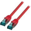 Efb Elektronik EFB Kabelis RJ45 S/FTP, Cat.6A, LSZH, 10m, raudona