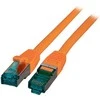Efb Elektronik EFB RJ45 Patch kabelis S/FTP, Cat.6A, LSZH, 3m, oranžinis