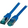 Efb Elektronik EFB RJ45 Patch kabelis S/FTP, Cat.6A, LSZH, 1,5 m, mėlynas