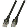 EFB RJ45 S/FTP Cat5e kabelis sieciowy Juodas 1 m SF/UTP (S-FTP)