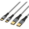 Efb Elektronik Kabelis USB EFB USB-A - USB-C 2 m Juodas (USB-AC-00007)