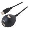 Efb Elektronik EFB EFB USB darbastalis Verlängerungskabel A-B, St.-Bu., 1.5m, schwar