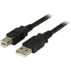 Efb Elektronik EFB USB2.0 Anschlusskabel A-B,St.-St.,1.8m,juodas,Premium