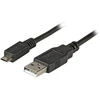 Efb Elektronik EFB USB2.0 Anschlusskabel A-Micro-B 5pol., ,St.-St., 1,8m, juodas, Classic
