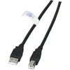 Efb Elektronik Kabelis USB EFB K5203.0,5 USB 2.0 A-B 0,5 m Juodas