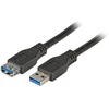 Efb Elektronik USB kabelis EFB USB-A - USB-A 3 m Juodas (K5237.3)