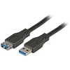 Kabelis USB EFB USB-A - USB-A 5 m Juodas (K5237.5)