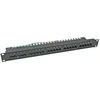 Efb Elektronik „Ecolan Patchfeld Cat 3 ISDN 19" 1HE 25 prievadų RJ45 8/4“ šviesiai pilkas RAL7035