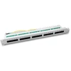 Efb Elektronik „Ecolan Patchfeld Cat 3 ISDN 19" 1HE 25 prievadų RJ45 8/4“ šviesiai pilkas RAL7035
