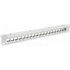 Efb Elektronik EFB EFB Verteilerfeld Patchpanel 48,26cm 19Zoll 1HE 24-Port grau be Keystone