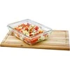 Emsa Emsa Clip&amp;Close Glass Food Container 850 ml raudona