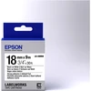 Epson Label Cartridge LK-5WBW Strong Adhesive Juodas ant Balto 18mm (9m)