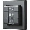 HomeMatic IP Homematic IP sieninis jungiklis - 6 dalių, antracitinis
