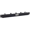Equip 19 colių kabelių tvarkymas 5x metaliniai žiedai plastikas 1U RAL9005