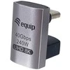 Adapteris USB Equip 133477 USB-C - USB-C Sidabrinė (133477)