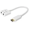 Adapteris AV Equip Adapteris USB-C -> Audio 2x3-Pin 3,5mm St/Bu 0,15m ws