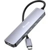 Stacja/replikator Equip doko stotelė przewodowa USB 3.2 Gen 2 (3.1 Gen 2) Type-C Pilka