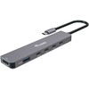 Stacja/replikator Equip Equip 133500 doko stotelė Przewodowa USB 3.2 Gen 1 (3.1 Gen 1) Type-C Pilka
