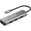 Equip Adapteris AV įranga Adapteris USB-C -> HDMI/DisplayPort/VGA 4K/1080P/60Hz gr