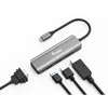 Equip 133485 USB ekrano adapteris 3840 x 2160 pikseliai Juoda, Sidabras
