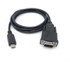 Kabelis USB Equip Adapteris USB-C -> Seriell RS232-DB9 St/St 1.50m sw