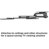 Equip 650375 televizoriaus laikiklis 139,7 cm (55″) Juoda
