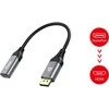 Adapteris AV Equip Equip Displayport->HDMI Adapteris 1.2 St/Bu 4K/60Hz grau