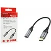 Equip 133446 vaizdo kabelio adapteris 0,15 m DisplayPort HDMI Juoda, Pilka