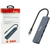 Adapteris AV Equip Equip Dock USB-C->HDMI,3xUSB3.0,100WPD 4K30Hz 0.25m gr