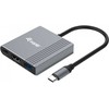 Adapteris AV Equip Equip Dock USB-C->HDMI,USB3.0,100WPD 4K60Hz 0.15m gr