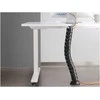 Organizer Equip Equip Doppel-Kabelführung 73cm für Untertischmontage juodas