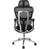 Equip ergonominė biuro kėdė + galvos atrama / porankiai + SFS juoda Lite mažmeninė prekyba