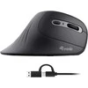 Equip Ergonomiška Pelė USB-A/-C Stker 1.80m Rechts juodas