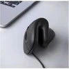 Equip Ergonomiška Pelė USB-A/-C Stker 1.80m Rechts juodas