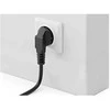 Equip Stromkabel CEE 7/7 90°->C13 St/Bu juodas 3.00m PVC Polybeutel