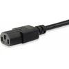 Equip Stromkabel CEE 7/7 90°->C13 St/Bu juodas 3.00m PVC Polybeutel