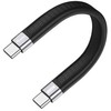 Kabelis USB Equip Thunderbolt - Thunderbolt 0.13 m Juodas (128410)