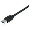 Kabelis USB Equip USB-A - USB-A 5 m Juodas (133346)