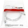 USB kabelis Equip USB-A - USB-C 1 m Baltas (128363)