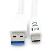 USB kabelis Equip USB-A - USB-C 1 m Balta (128364)
