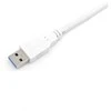 Kabelis USB Equip USB-A - USB-C 1 m Baltas (128364)