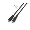 USB kabelis Equip USB-C - USB-C 2 m juoda (128887)