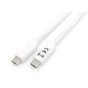 USB kabelis Equip USB-C - USB-C 1 m Balta (128361)