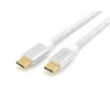 USB kabelis Equip USB-C - USB-C 1 m Balta (128356)
